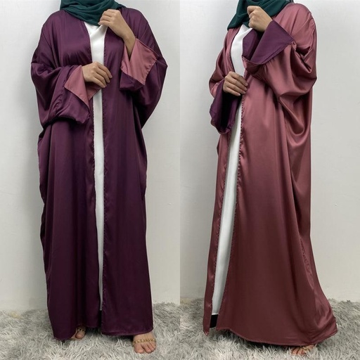 Smooth Satin Reversible Wear Muslim Women