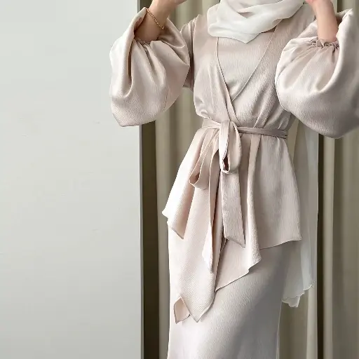 2 Pieces Hijab evening Eid dress 